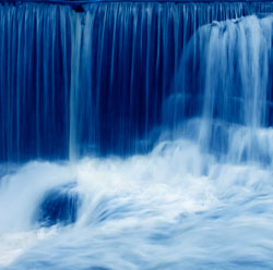 Blue Waterfall No. 2