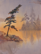 watercolor Morning Mist